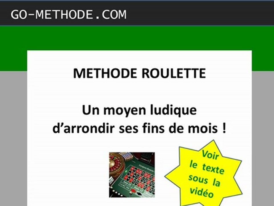 Casino en ligne méthode roulette en chance simple pour joueur débutant ou confirmé