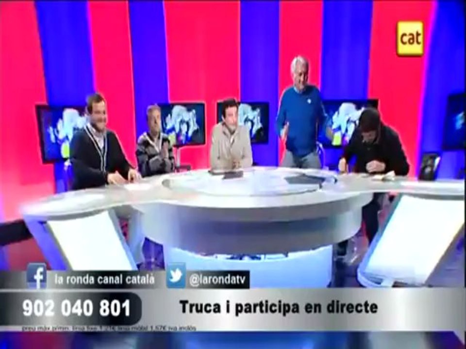 La Ronda celebra el gol del Manchester United