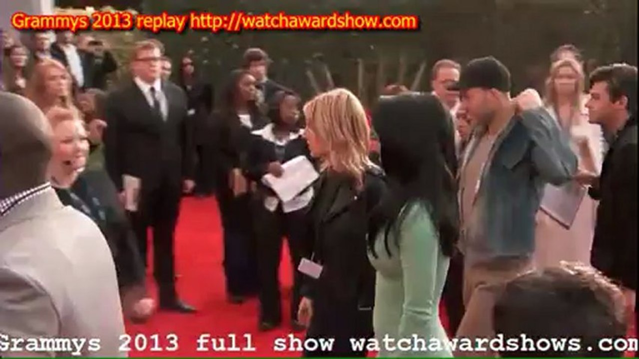 Katy Perry dress Skrillex Rihanna dress Grammys 2013