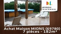 A vendre - Maison/villa - MIONS (69780) - 7 pièces - 182m²