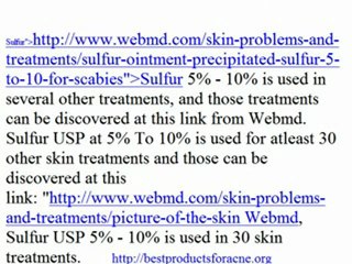 Acne Product Review De La Cruz Pomada de Azufre Sulfur Ointment