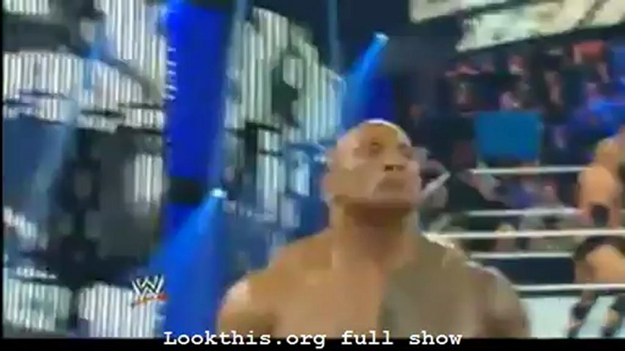 THe Rock vs CM Punk Elimination Chamber 2013