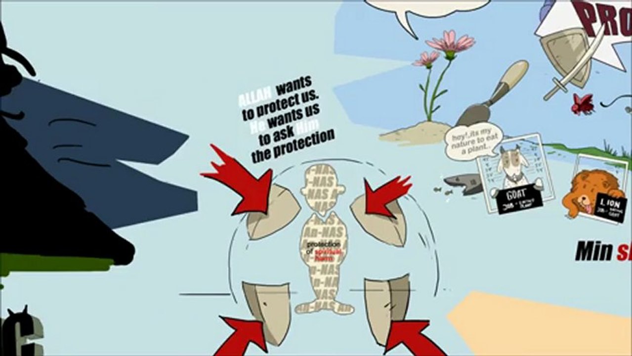 The Beauty Of Surah Al-Falaq - Nouman Ali Khan - Illustrated