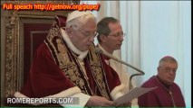 Images from resignation of Benedict XVI