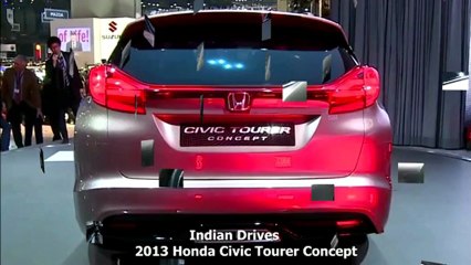 2013 "Honda Civic Tourer Concept" unveiled in Geneva 2013