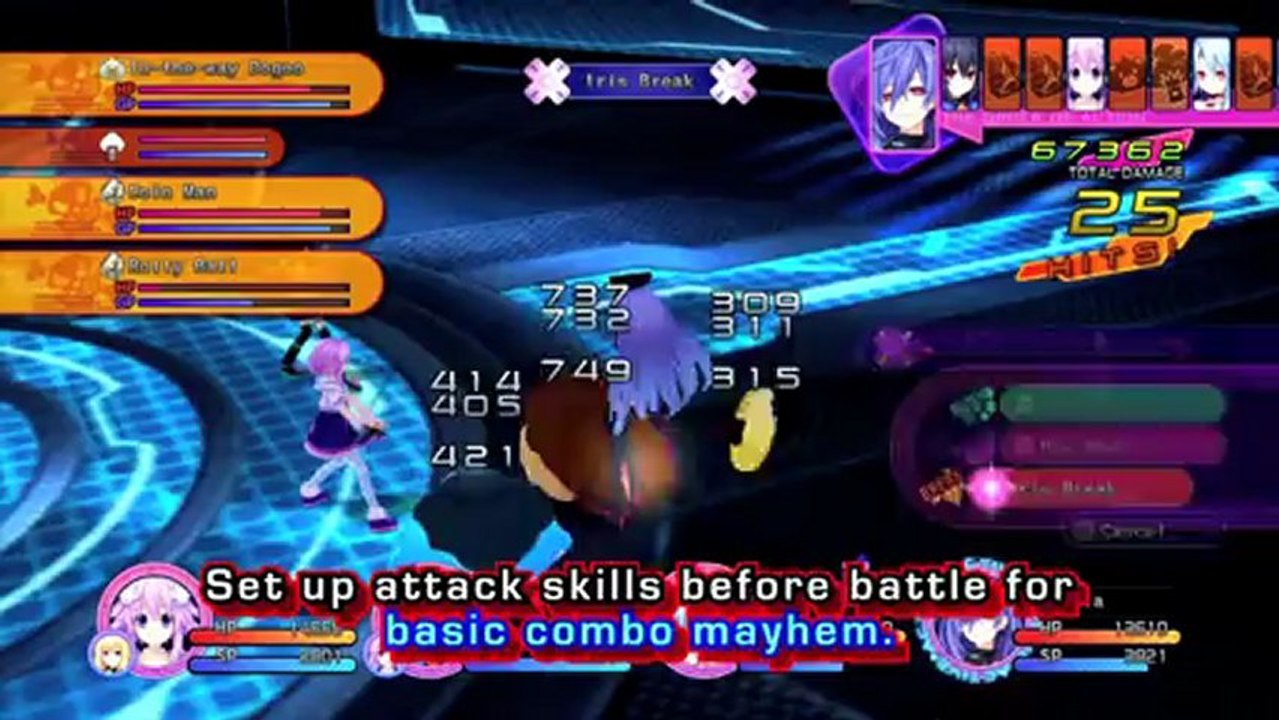 Hyperdimension Neptunia Victory - CPU Form Special Attacks - Vidéo ...