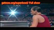Alicia Keys sings the National Anthem at Super Bowl 2013-2
