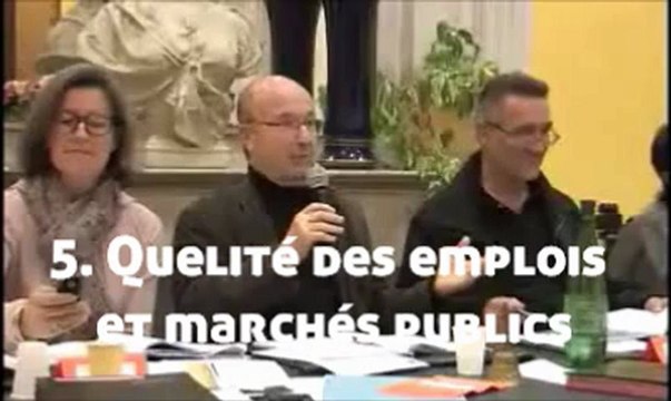 Anne-Marie Hautant face à Jacques Bompard - Conseil municipal d'Orange du 11/02/13