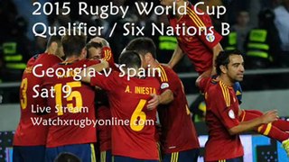 Georgia vs Spain World Cup Qualifier / Six Nations B 9 March 2013