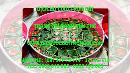 trang tri mam qua, banh phu the ngay cuoi