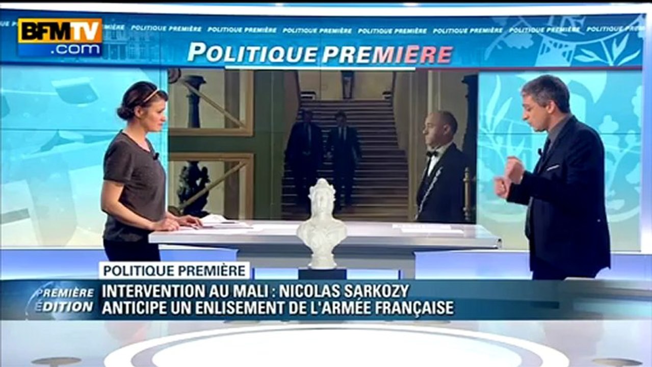 Politique Première : Nicolas Sarkozy anticipe un enlisement de l’armée française au Mali