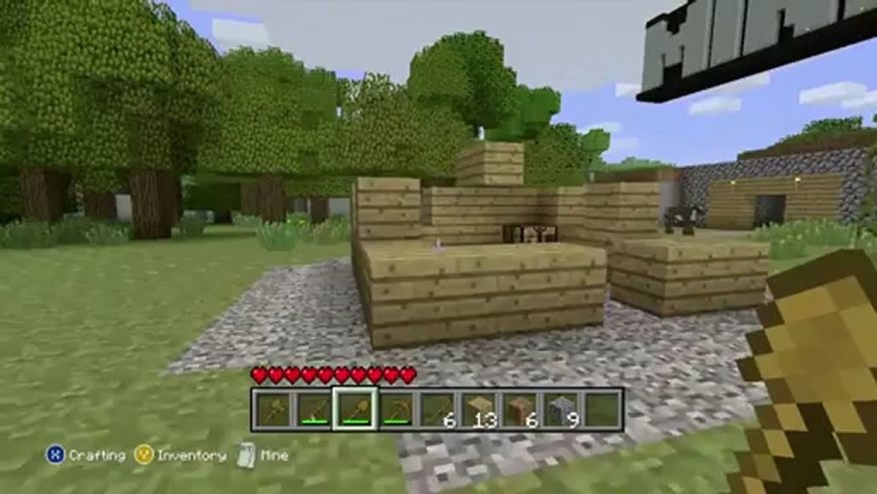 Minecraft Xbox 360 - Tutorial Map Gameplay