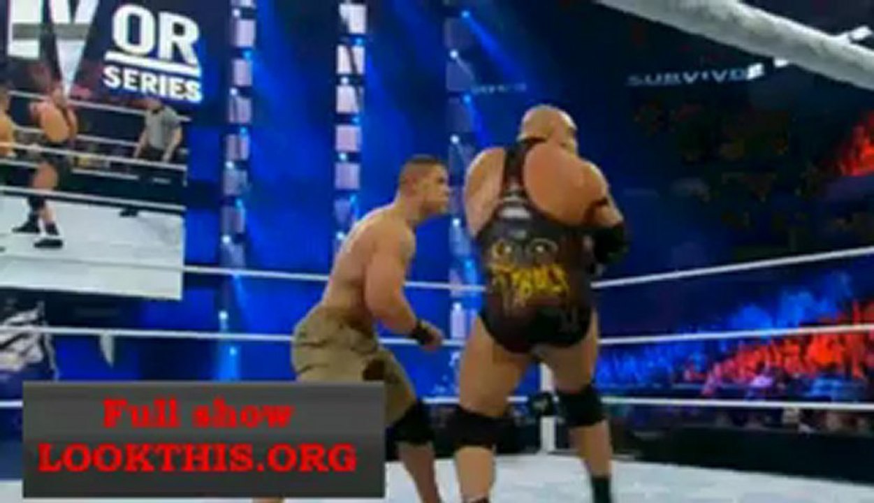 Survivor Series 2012 Ryback vs John Cena vs CM Punk match
