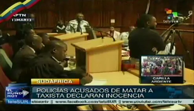 Policías sudafricanos enfrentan acusaciones de asesinato