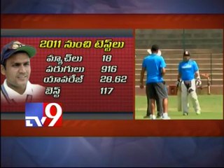 Virender Sehwag dropped from India vs Australia match