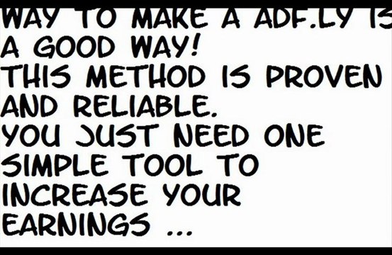 ADF.LY - Earn money easily on social networking sites!