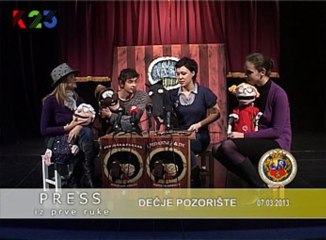 K23TV - Press iz prve ruke - Dečje pozorište, Subotica - 7. mart 2013.