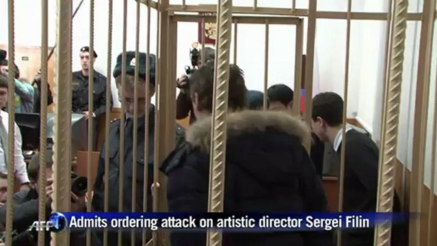 Bolshoi dancer in court, admits acid attack