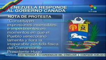 Venezuela rechaza declaraciones de Stephen Harper