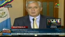 Pérez Molina expresa condolencias por muerte de Chávez