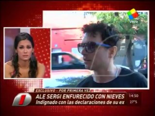 Pronto.com.ar Ale Sergi "furioso" con su ex