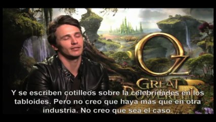 Entrevista con James Franco, protagonista de la película "Oz, el poderoso"