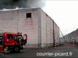 Incendie chez BSSL - ZI Nord d'Amiens