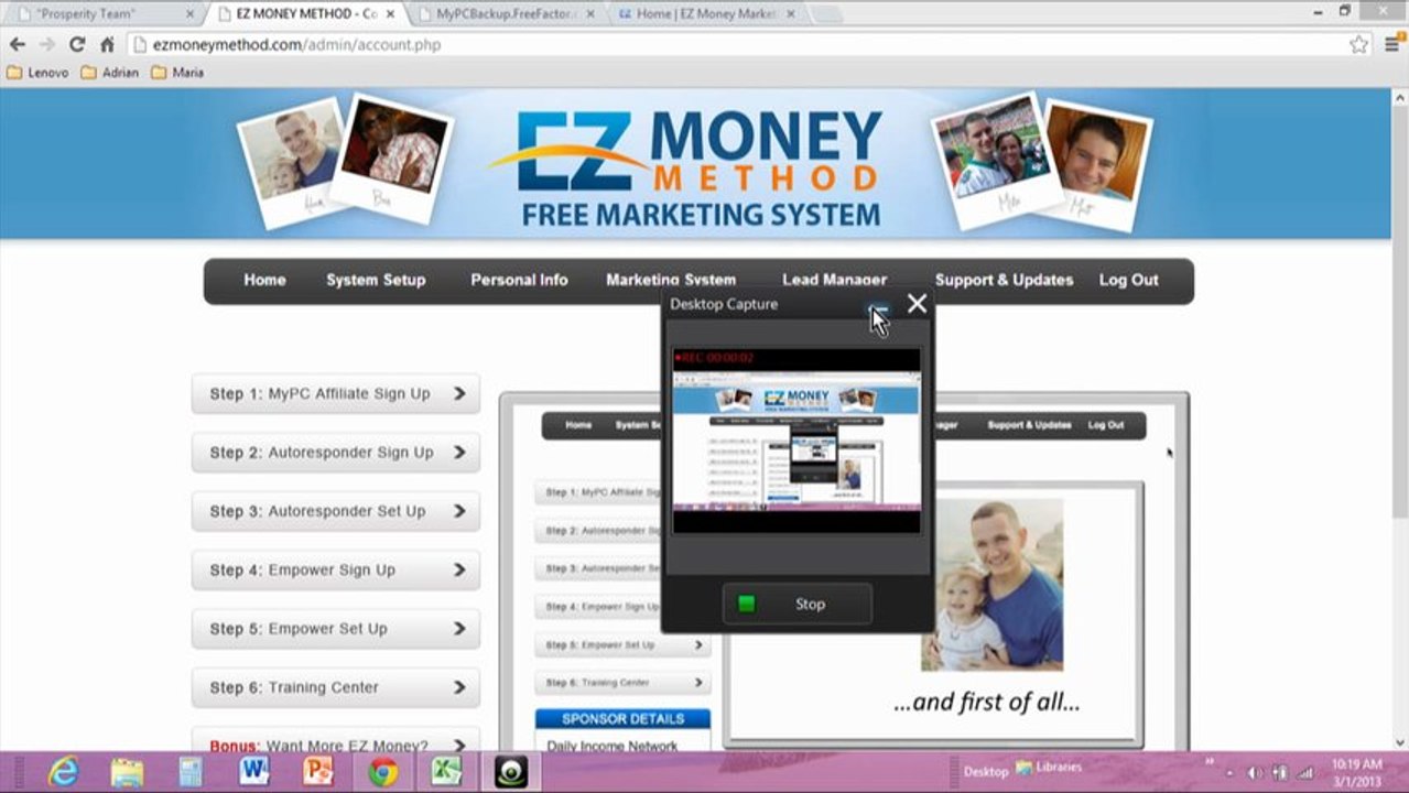 My PC Backup | Easy Money Making Free System!