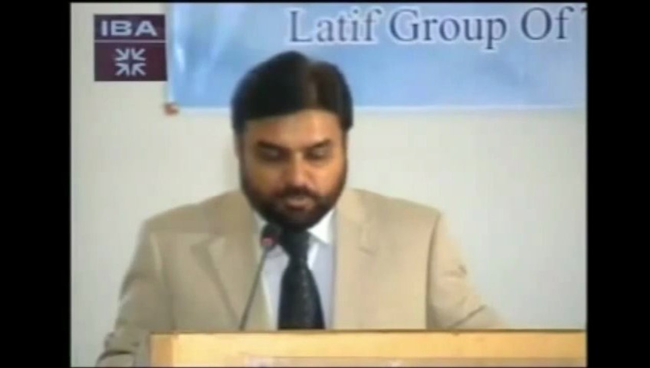 Islamic Model For Quality Management (IBA) Karachi University Part I