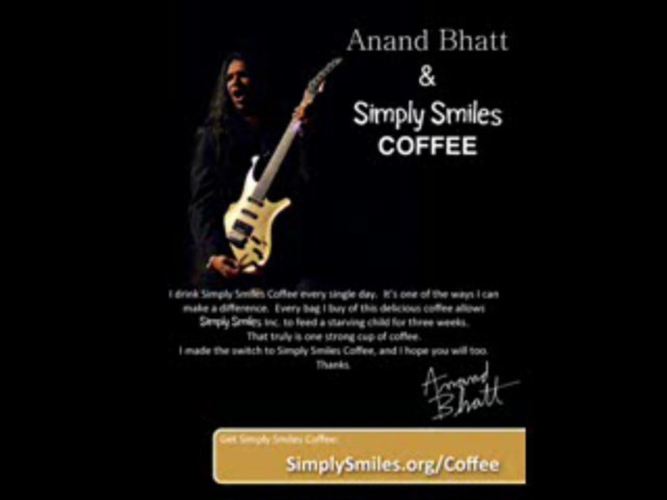 Anand Bhatt & Simply Smiles Charity Coffee Magazine Ad