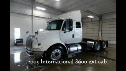 2005 International 8600 semi truck for sale in michigan