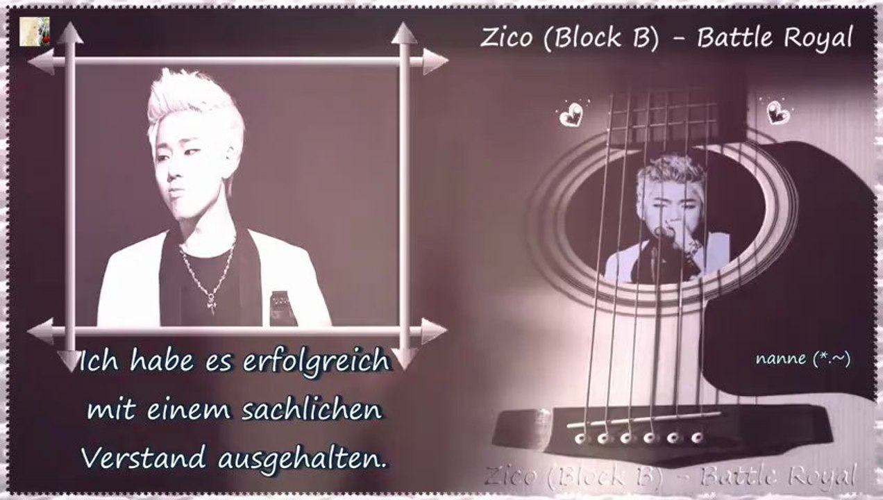 Zico (Block B) - Battle Royal  k-pop [german sub]