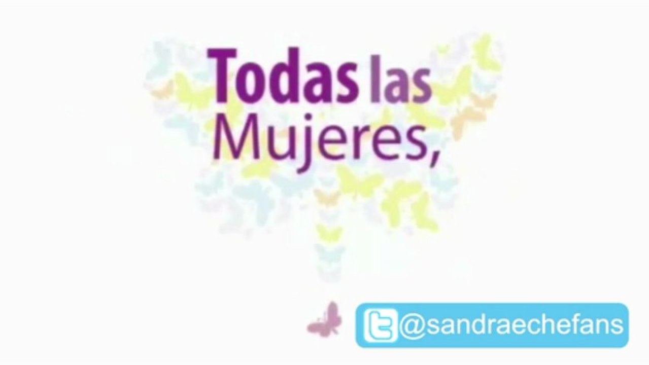 Feliz 8 de marzo de parte de Sandra Echeverria