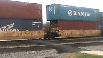 Union Pacific stack train east through Austell Ga.