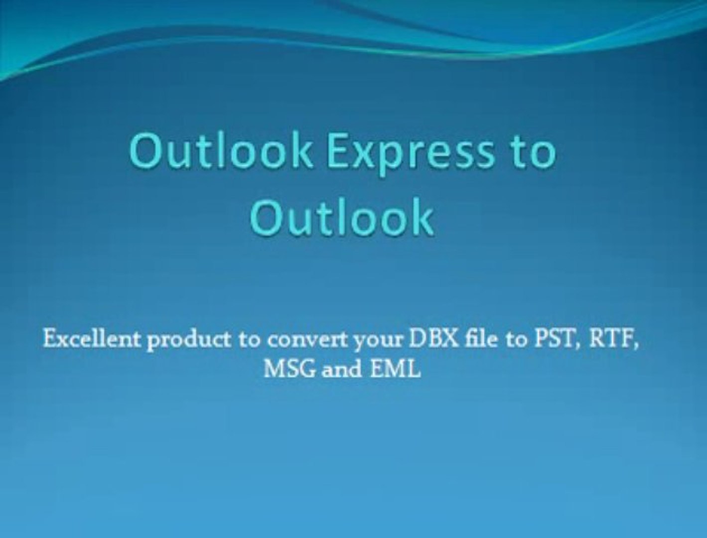 ⁣Outlook Express to Outlook
