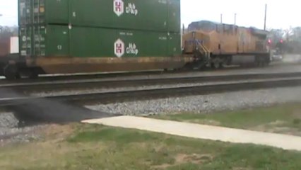 Union Pacific stack train east through Austell Ga. (2)