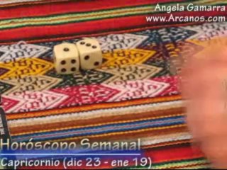Horoscopo Capricornio del 8 al 14 de junio 2008 - Tarot