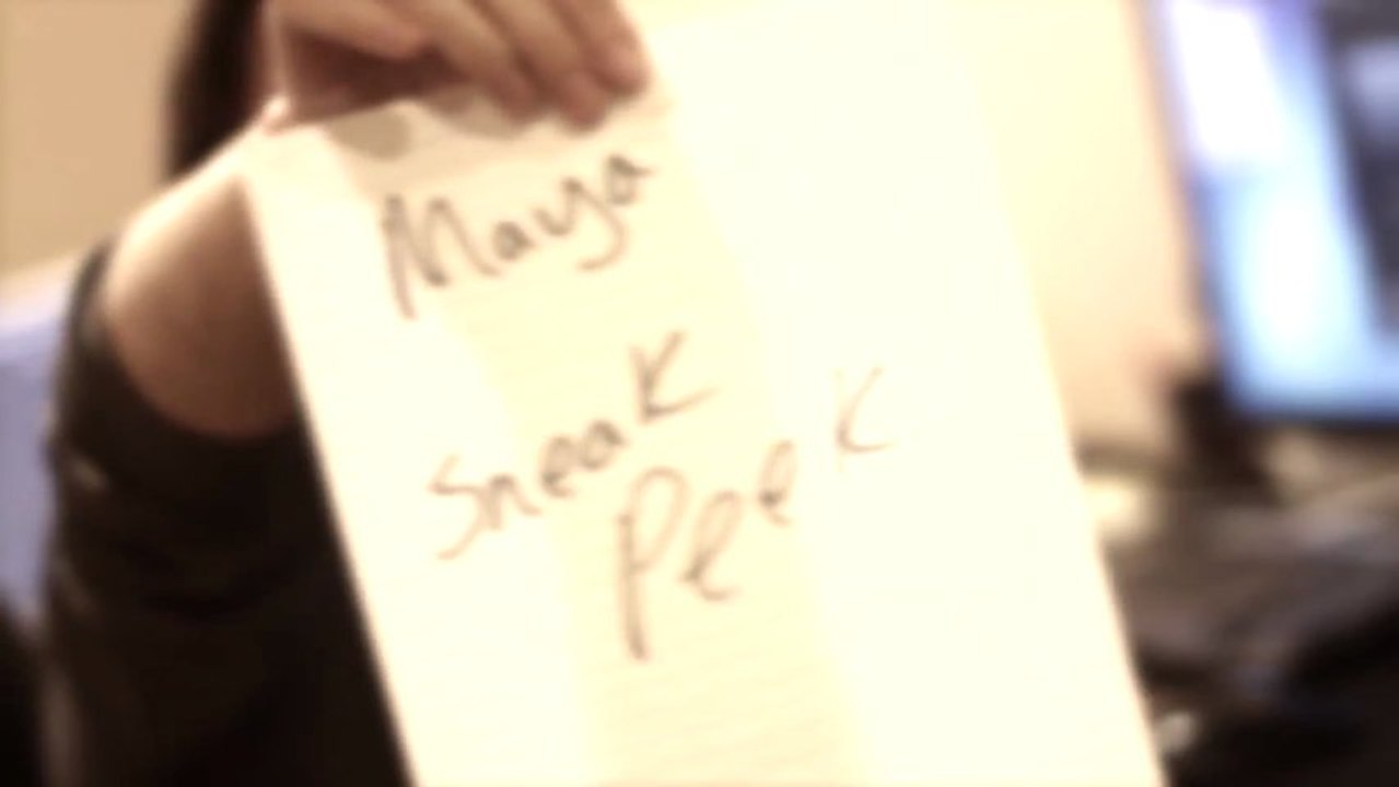 Maya Sneak Peek