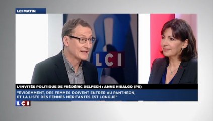 Anne Hidalgo, invitée politique de Frédéric Delpech sur LCI, le 08/03/13