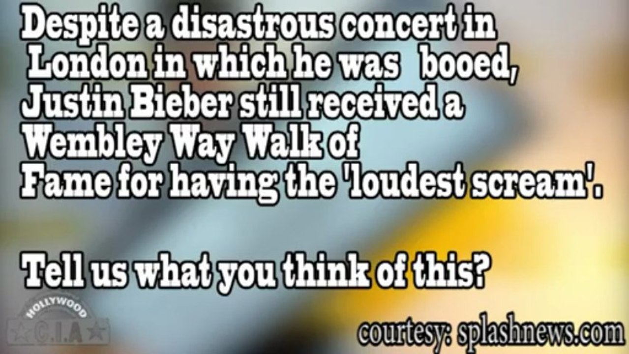 Justin Bieber Gets Wembley Walk of Fame