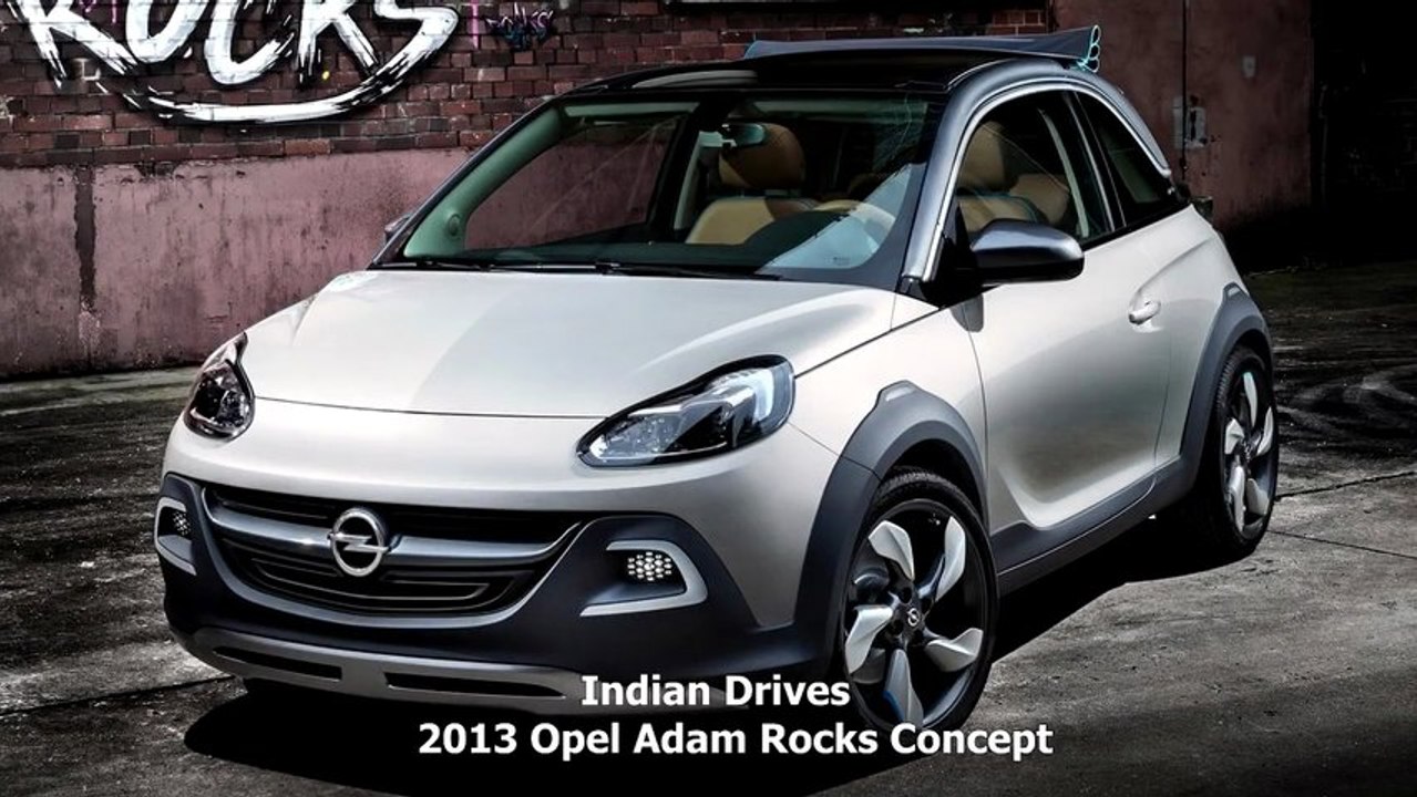 "2013 Opel Adam Rocks Concept" debuts 2013 Geneva