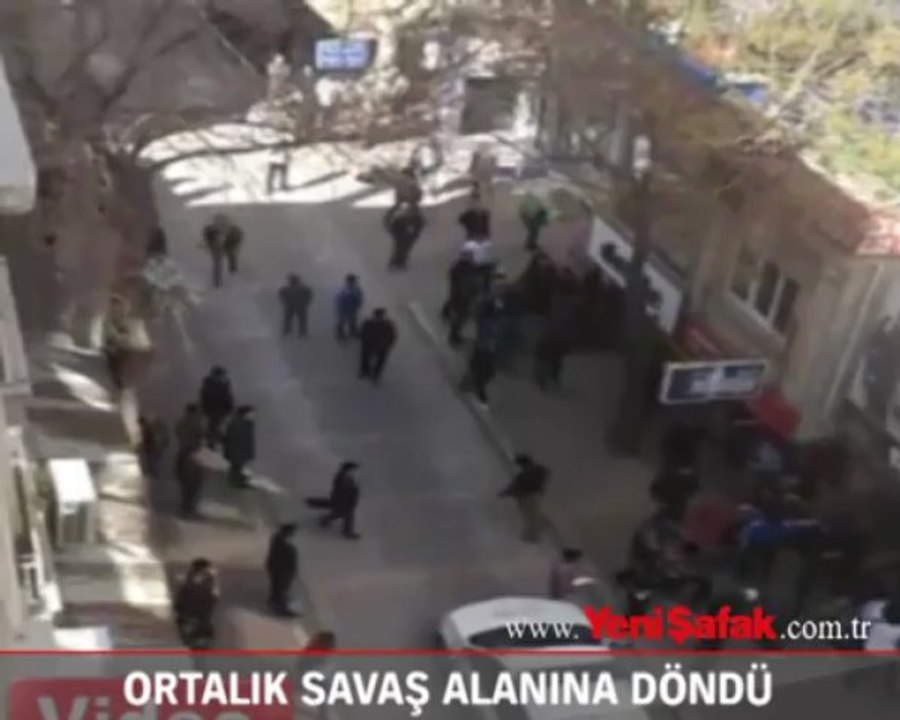 Ortalık savaş alanına döndü