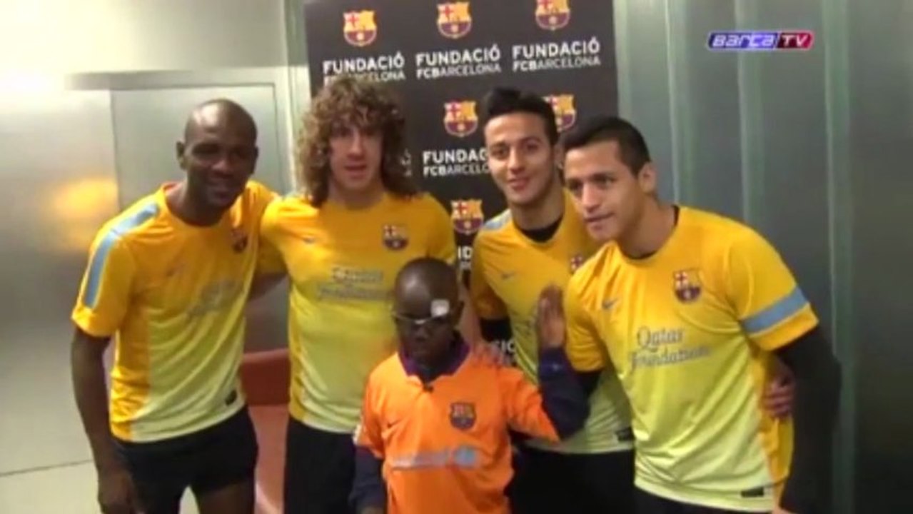 Le beau geste des joueurs du FC Barcelone