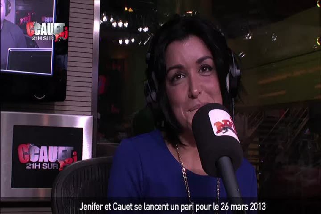 Jenifer et Cauet se lancent un pari pour le 26 mars 2013 - C'Cauet sur NRJ
