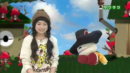 sakusaku 2013.02.22　ご当地キャラとどうサクさんからの雪まつりの写真