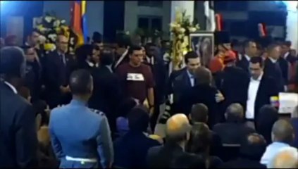 Ο Τσίπρας στην κηδεία του Τσάβες