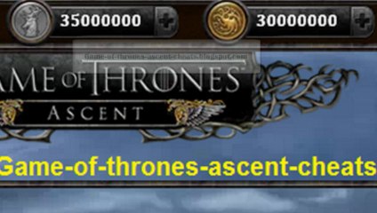 Game of Thrones Ascent gold and silver hack 2013