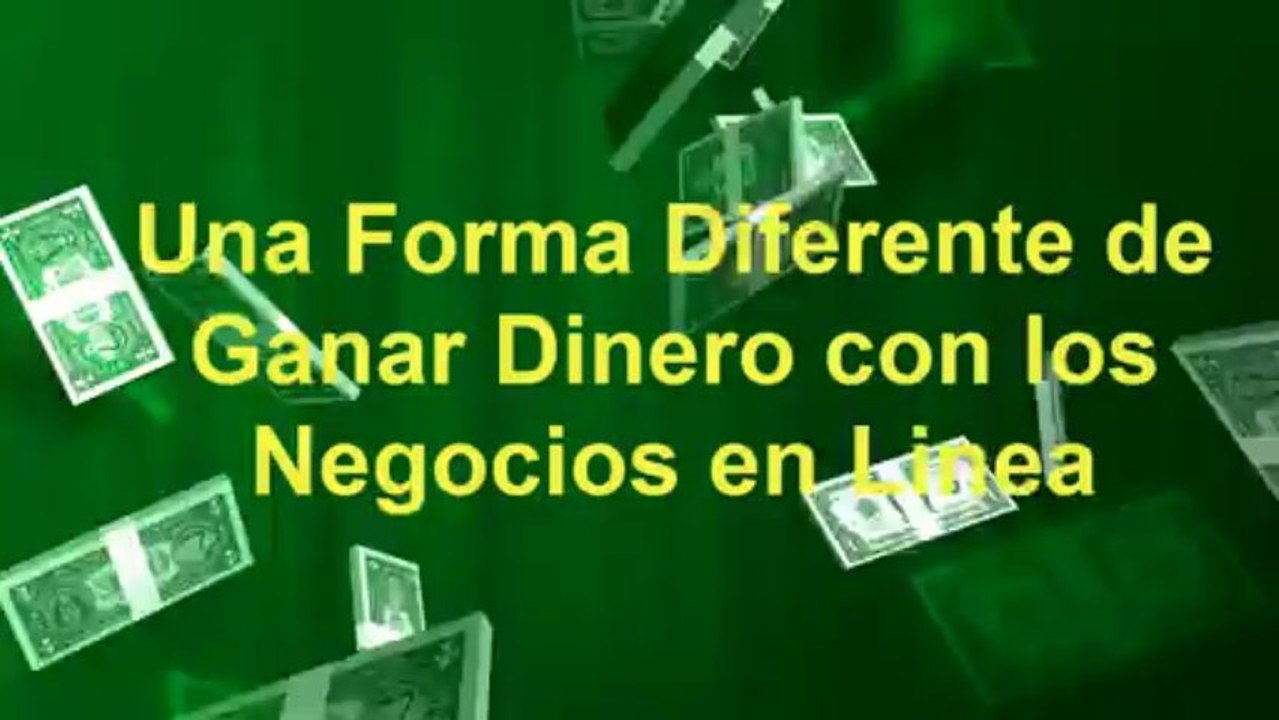 Una Forma Diferente de Ganar Dinero con los Negocios en Línea