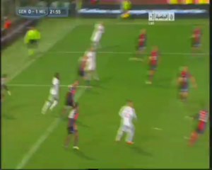 هدف الاول ميلان 1 - 0 جنوى باترينى &تعليق عصام الشوالى