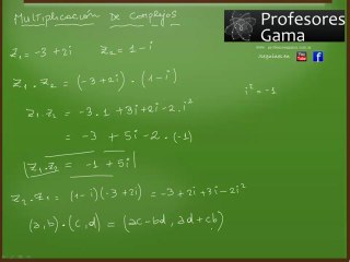 Multiplicación de números complejos